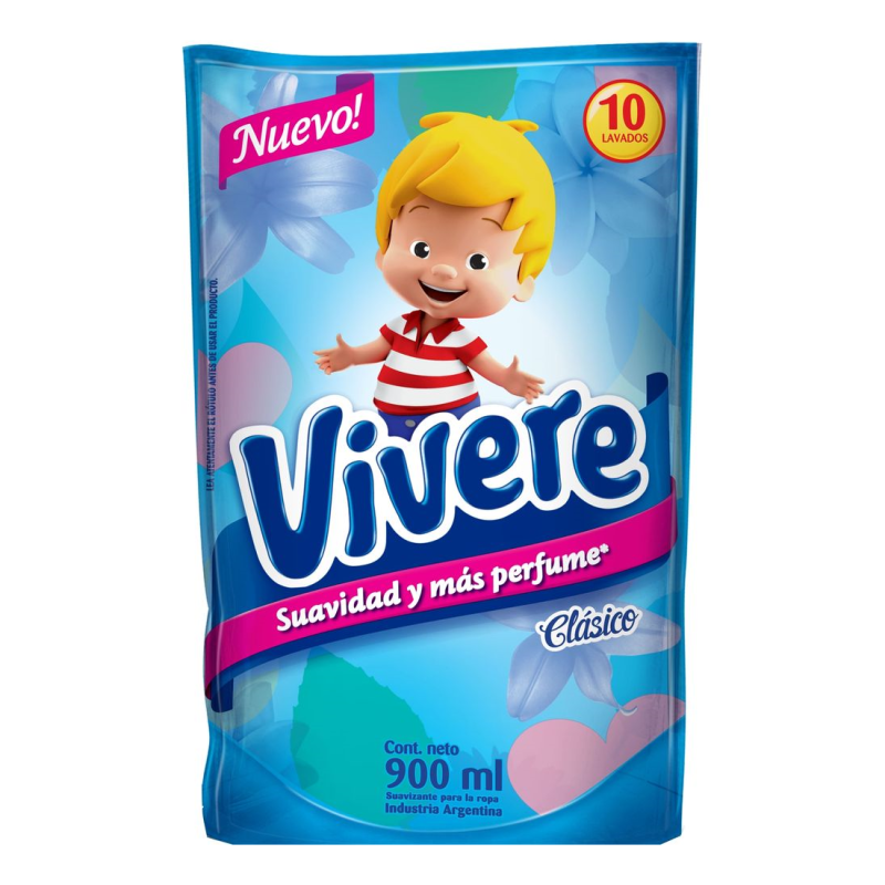 VIVERE SUAVIZANTE 900ML SACHET CLASICO