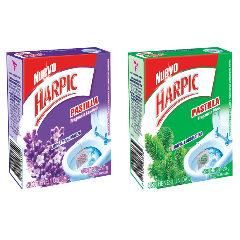 HARPIC PASTILLA INODORO CON RED 20G