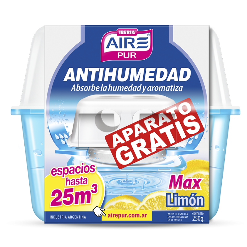 AIRE PUR ANTIHUMEDAD MAX FULL 250G AIRE PUR(AROMA) LAVANDA