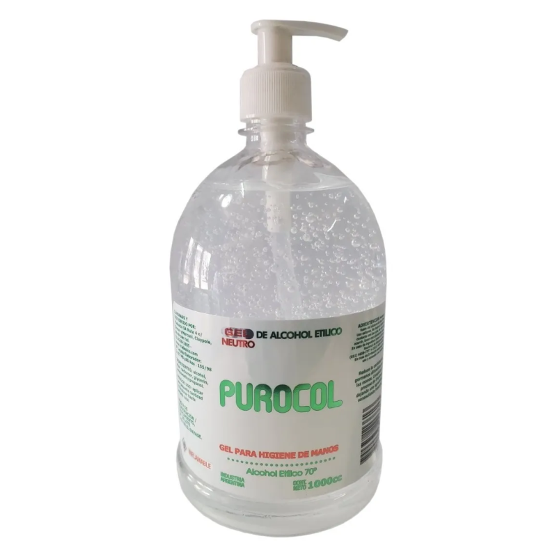 PUROCOL ALCOHOL 1L GEL VALVULA 70º