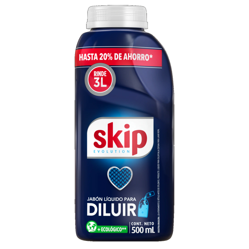 SKIP JABON LIQUIDO 500ML (RINDE 3L)