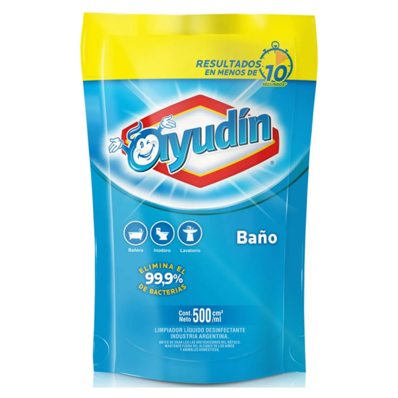 AYUDIN LIMPIADOR BAÑO SACHET 500ML