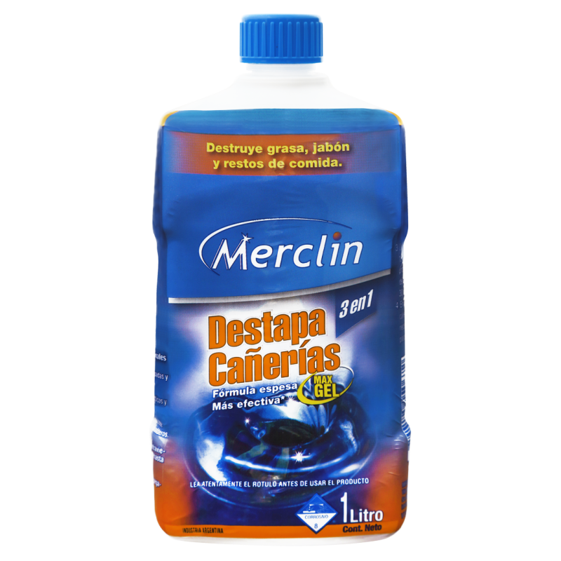 MERCLIN DESTAPACAÑERIA GEL 1000ML