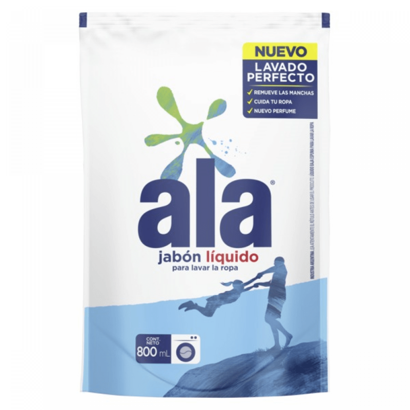 ALA JABON LIQUIDO 800ML SACHET