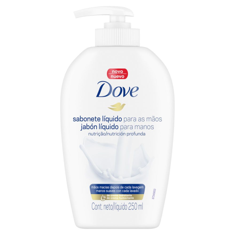 DOVE JABON MANOS 250ML CON VALVULA