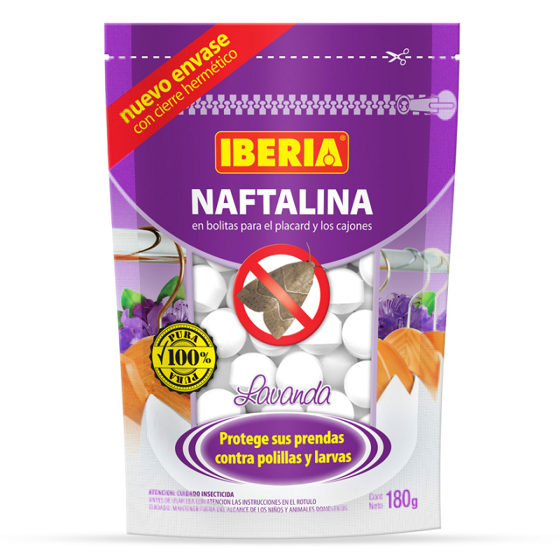 IBERIA NAFTALINA LAVANDA 180G