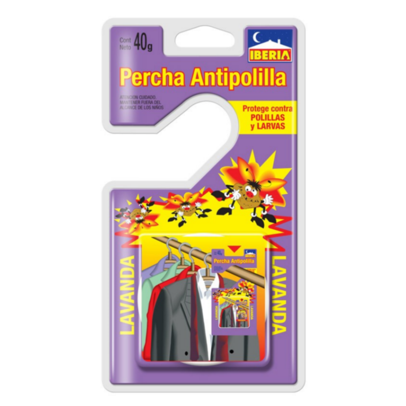 IBERIA PERCHA ANTIPOLILLAS 1U