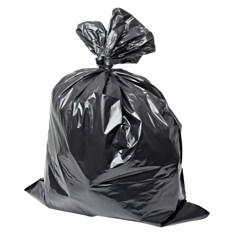 BOLSAS FAMILIARES ROLLO 45X60 20U NEGRAS