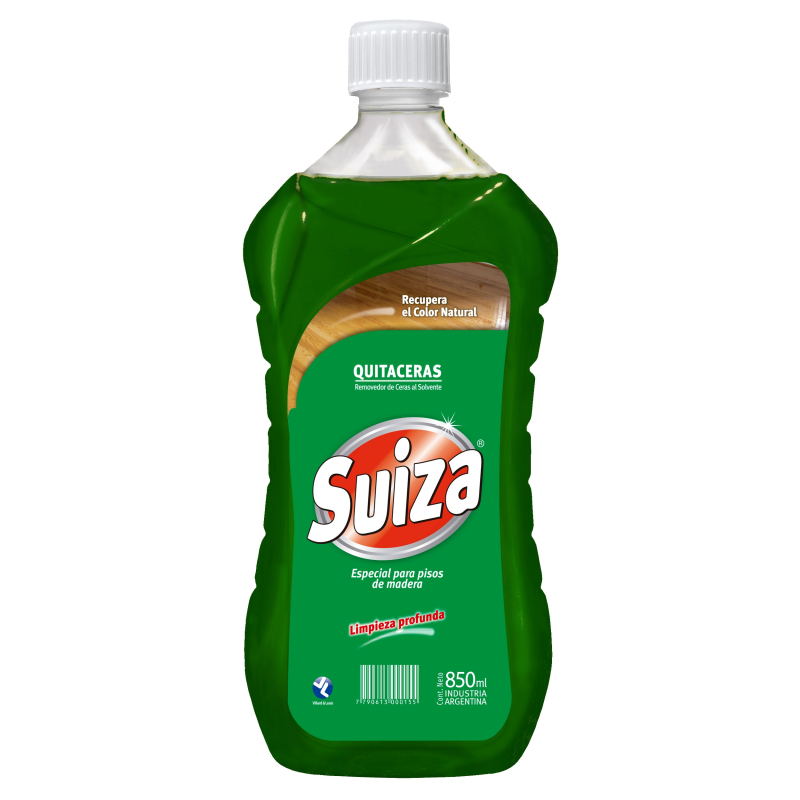 SUIZA QUITACERA 850ML MADERA