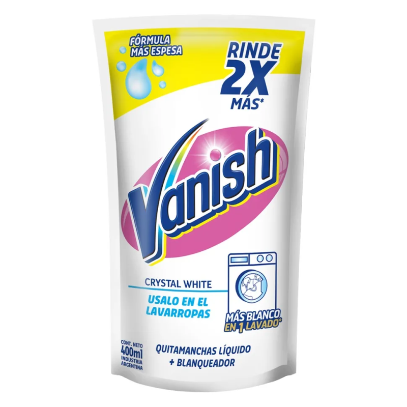 VANISH QUITA MANCHAS 400ML WHITE