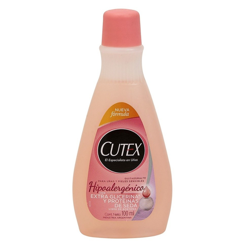 CUTEX QUITAESMALTE 100ML HIPOALERGENICO