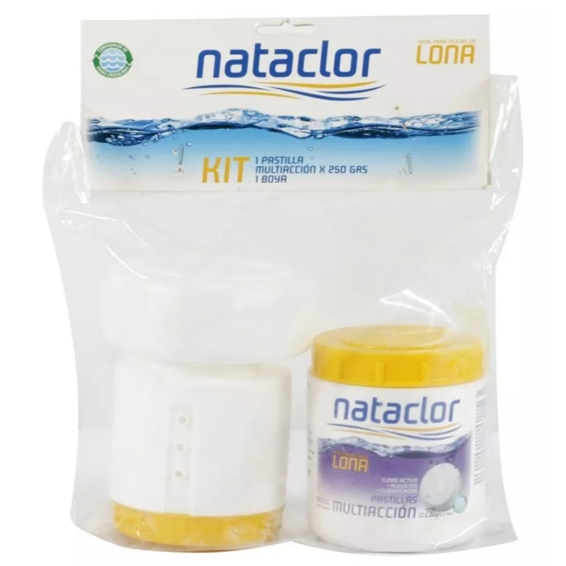 NATACLOR KIT PILETA LONA PASTILLAS + BOCHA