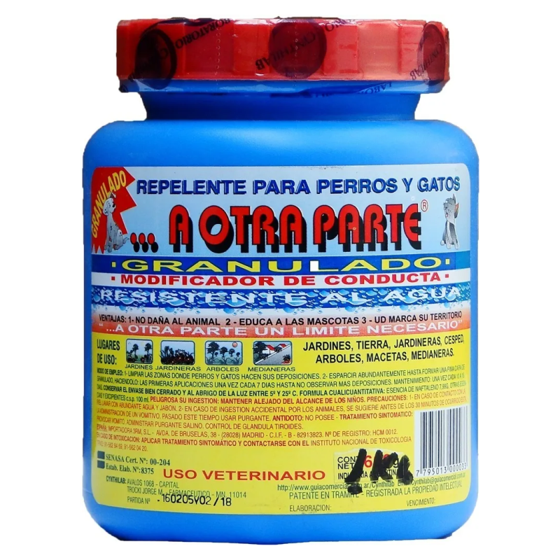 A OTRA PARTE REPELENTE PERROS Y GATOS GRANULADO 600GR