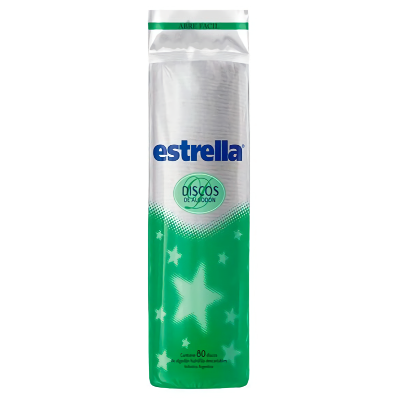 ESTRELLA DISCOS DESMAQUILLANTES 80U