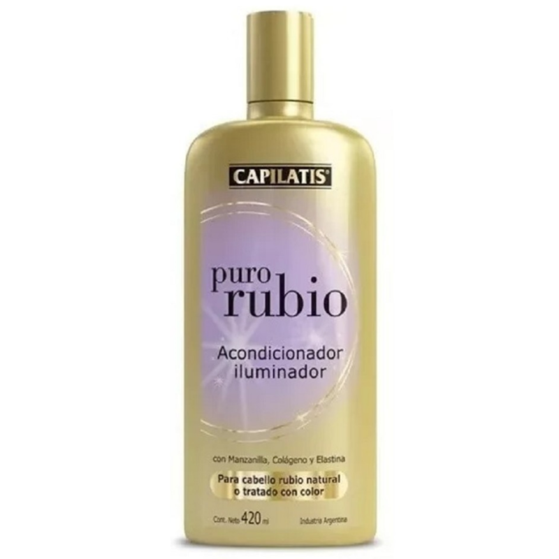 CAPILATIS ACONDICIONADOR 420ML PURO RUBIO