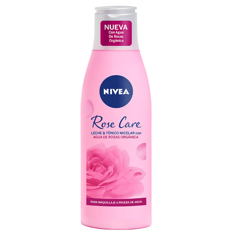 NIVEA LECHE & TONICO LIMPIEZA ROSE 200ML