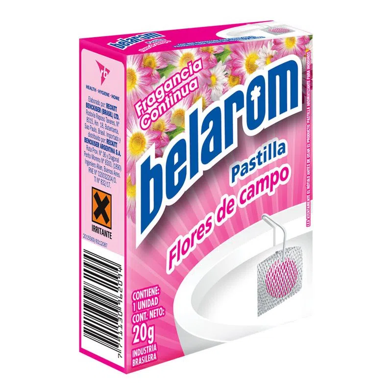 BELAROM PASTILLA RED 20G FLORES