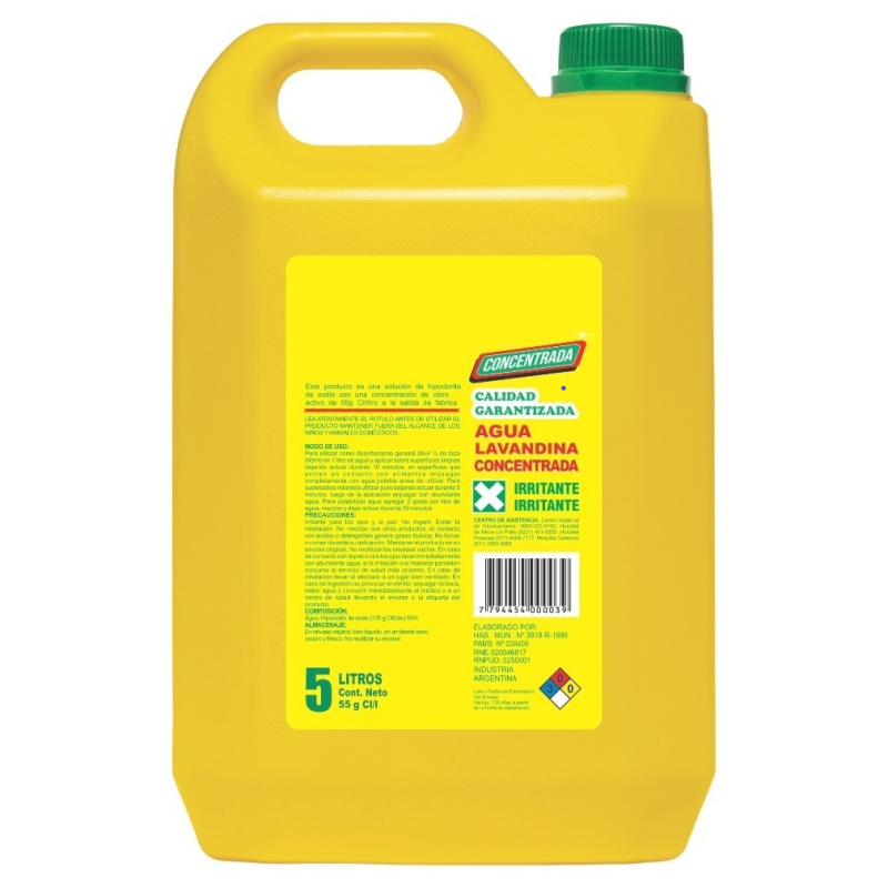 DUN BIDON LAVANDINA 5L 55G C/L