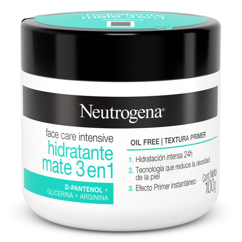 NEUTROGENA CREMA HIDRATANTE FACIAL 3EN1 100G