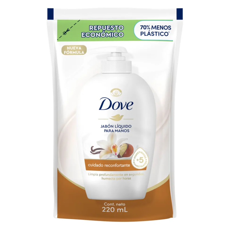 DOVE JABON LIQUIDO 220ML RECONFORTANTE