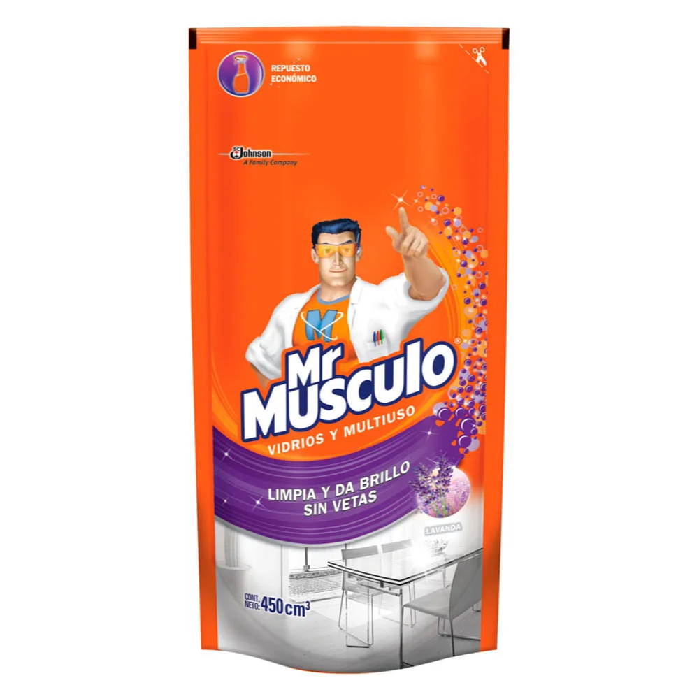 MR MUSCULO VIDRIOS 450ML LAVANDA