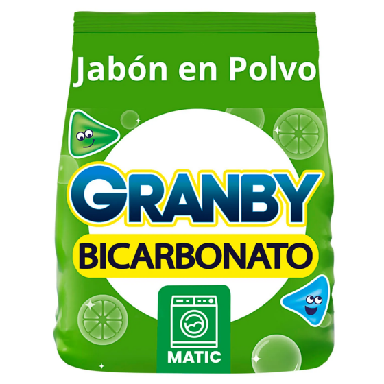 GRANBY JABON POLVO 3KG BICARBONATO