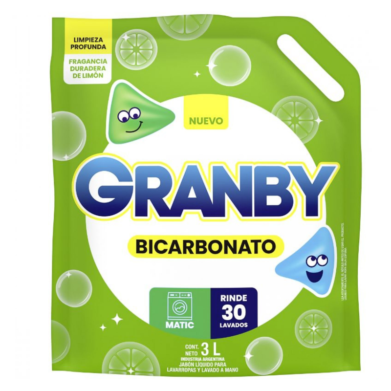 GRANBY JABON LIQUIDO 3L LIMON