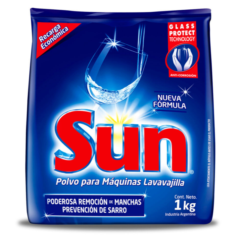 SUN POLVO LAVAVAJILLAS 1KG