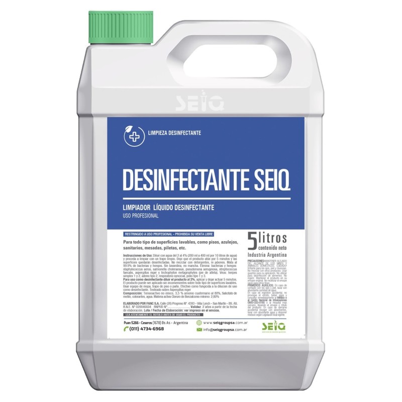 SEIQ DESINFECTANTE SUPERFICIES 5L