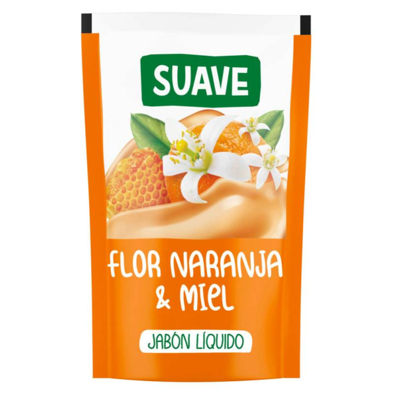 SUAVE JABON LIQUIDO 220ML FLOR NARANJA Y MIEL