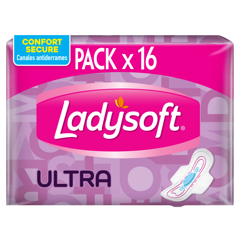 LADYSOFT TOALLAS 16U ULTRADELGADA