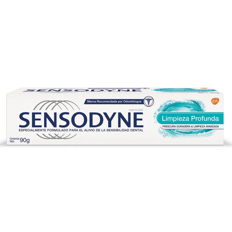 SENSODYNE CREMA DENTAL 90G LIMPIEZA PROFUNDA