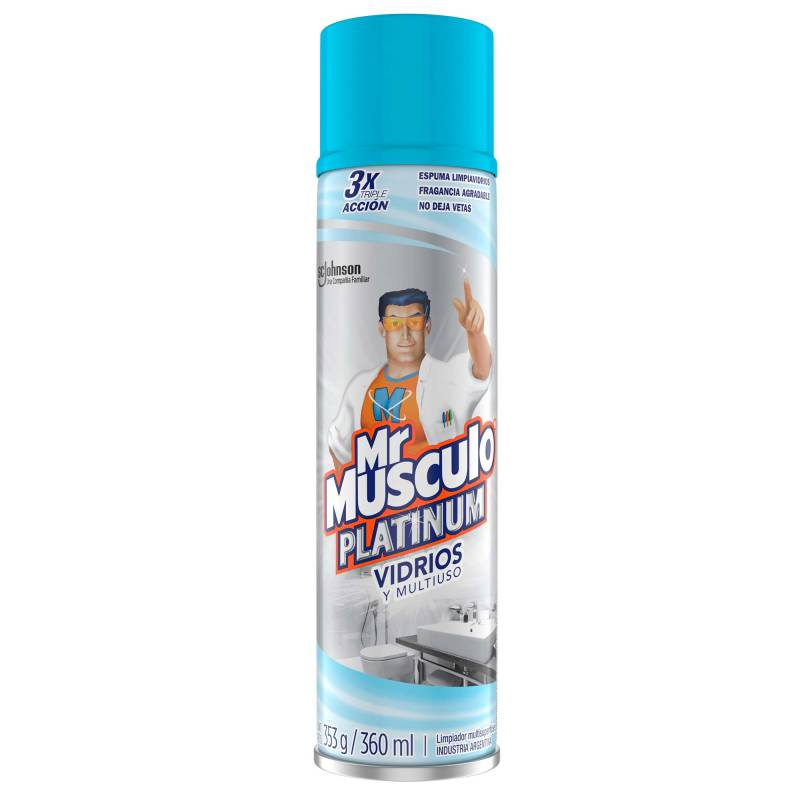 MR MUSCULO VIDRIO Y MULTIUSO AEROSOL 360ML