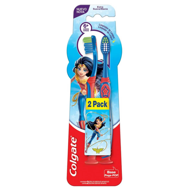 COLGATE CEPILLO DIENTES MARAVILLA + 6 AÑOS 2U