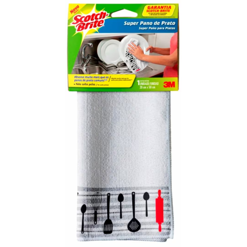 SCOTCH BRITE MICROFIBRA PLATOS