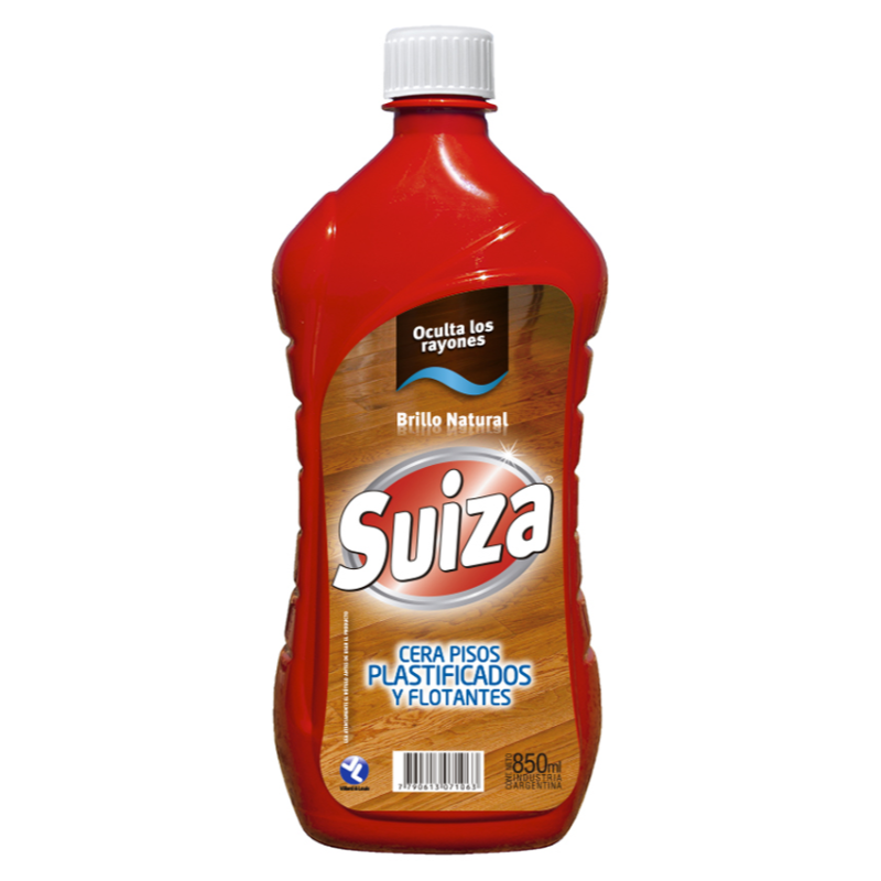 SUIZA LUSTRA PISOS PLASTIFICADOS 850ML