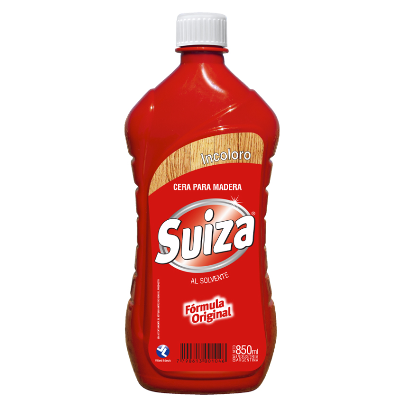 SUIZA CERA MADERA 850ML INCOLORO