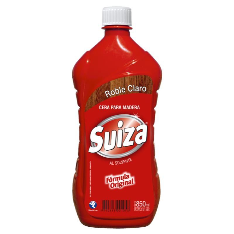 SUIZA CERA MADERA 850ML ROBLE CLARO