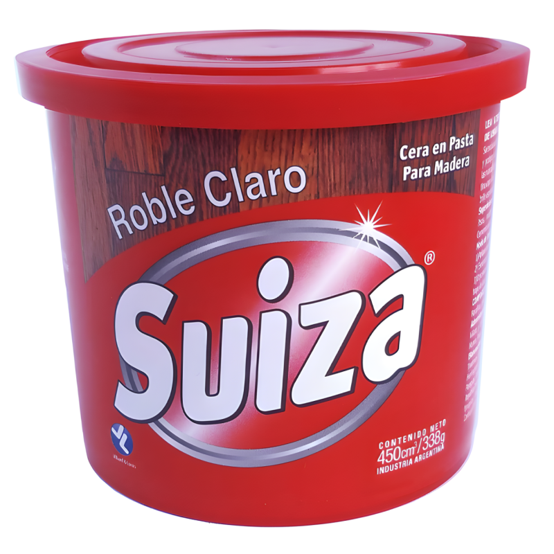 SUIZA CERA MADERA 450CM CLARO