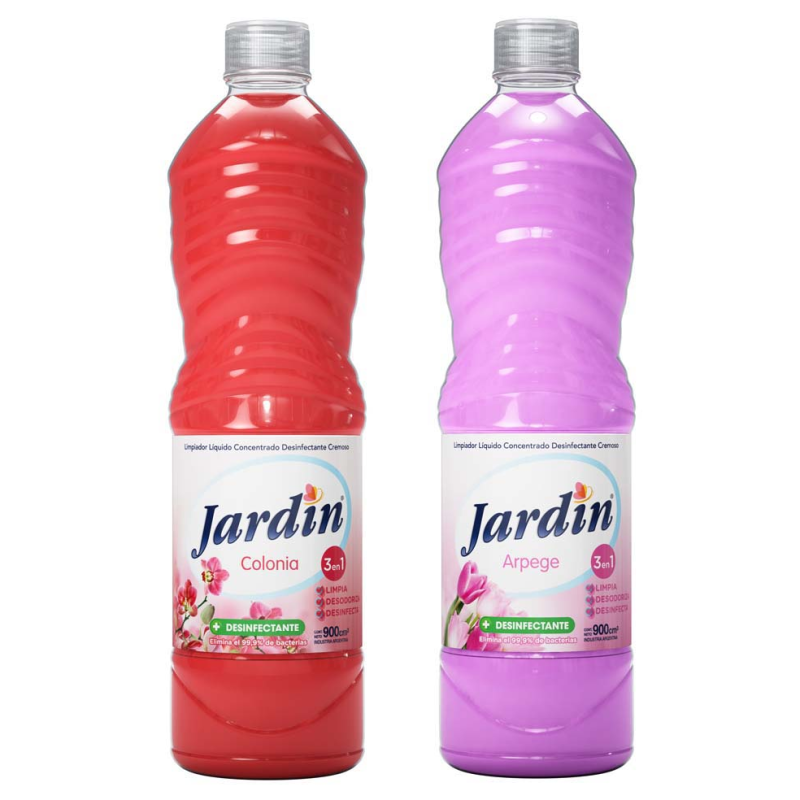 JARDIN LIMPIADOR 900ML + DESINFECTANTE