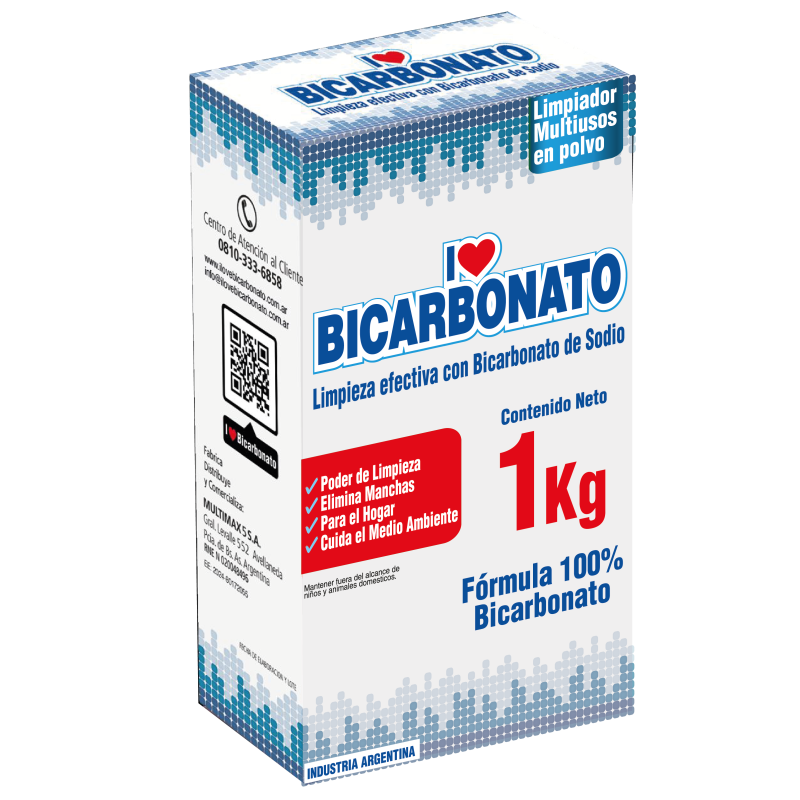 I LOVE BICARBONATO 1KG DE LIMPIEZA