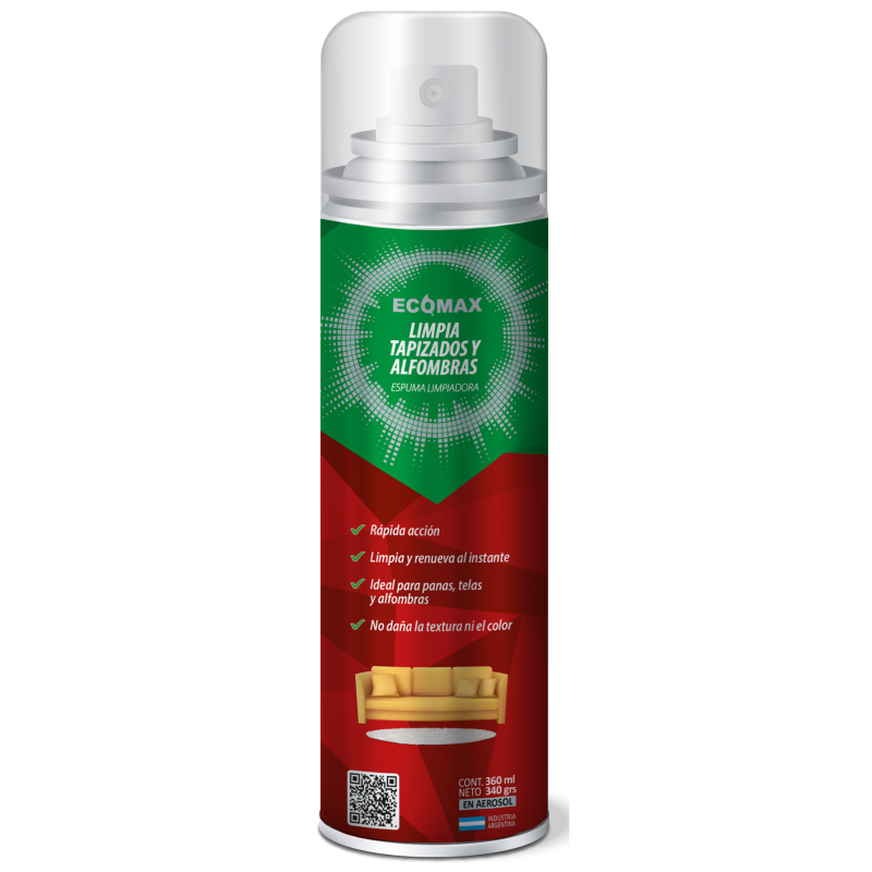 SEIQ ECOMAX LIMPIA ALFOMBRAS ESPUMA 360ML