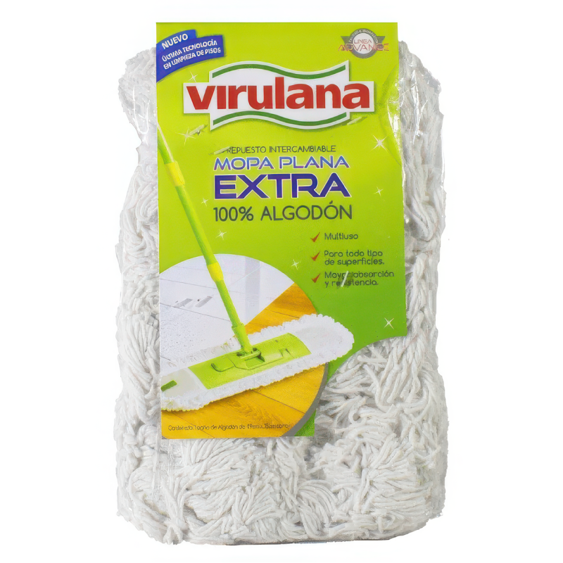 VIRULANA MOPA EXTRA REPUESTO ALGODON