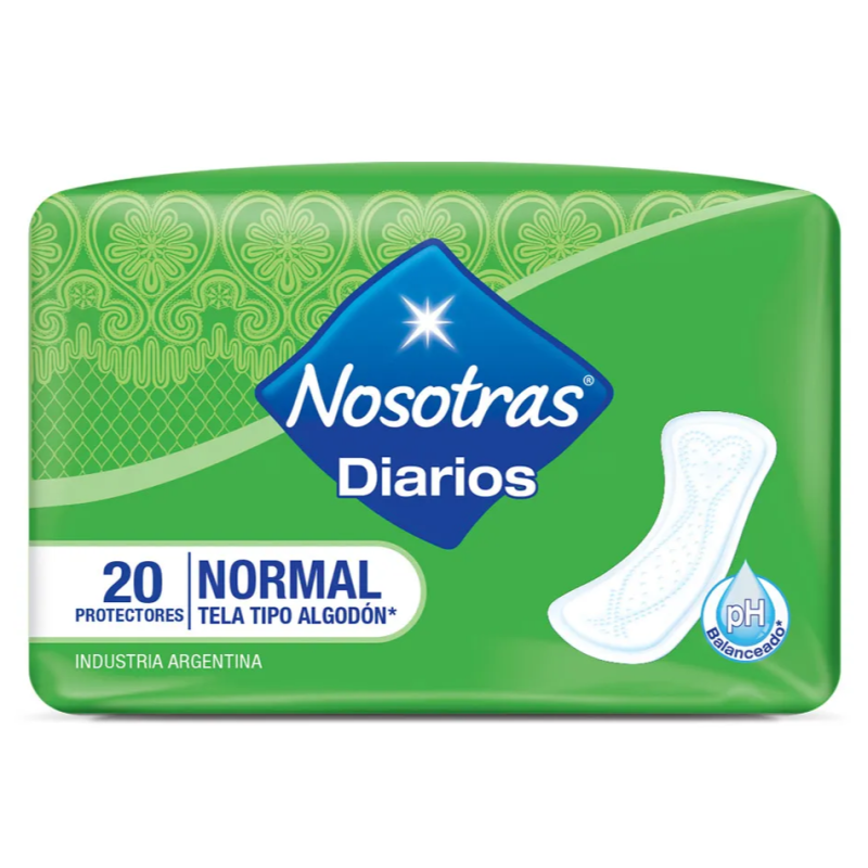 NOSOTRAS PROTECTORES DIARIOS 20U NORMALES