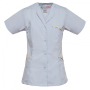JACQUES LECLEAR CHAQUETA COMBINADA CON BROCHES