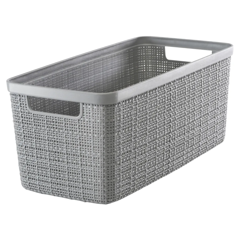 SINA CESTO ORGANIZADOR TIPO YUTE RECTANGULAR 7L