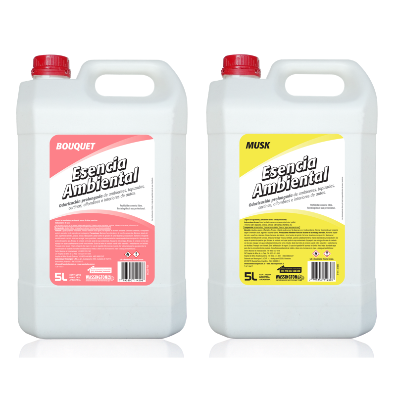 WASSINGTON ESENCIA AMBIENTAL Y TELAS 5L