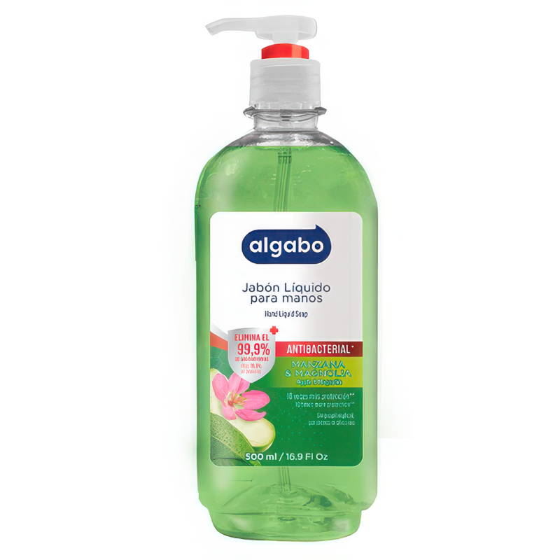 ALGABO JABON LIQUIDO MANOS 500ML MANZANA & MAGNOLIA