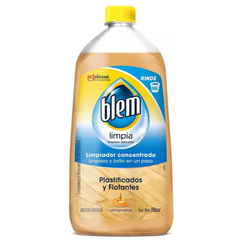 BLEM LIMPIADOR PISO PLASTIFICADOS 800ML