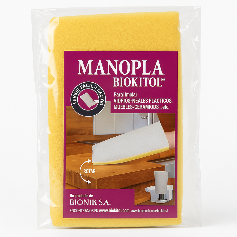 BIOKITOL MANOPLA MICROFIBRA ATRAPA POLVO
